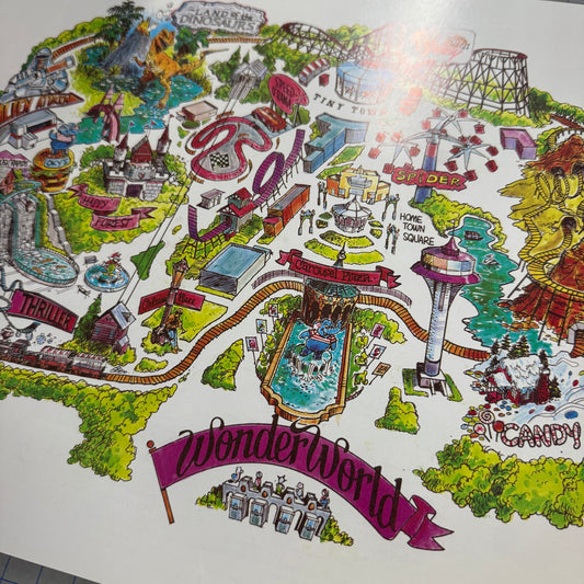 Beverly Hills Cop III (1994) - Wonderland Map and Ticket