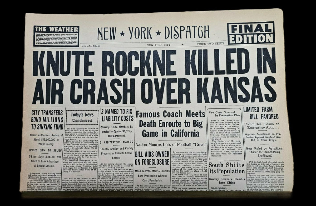 Unknown Production - Prop Newspaper