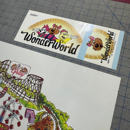 Beverly Hills Cop III (1994) - Wonderland Map and Ticket