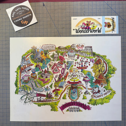Beverly Hills Cop III (1994) - Wonderland Map and Ticket
