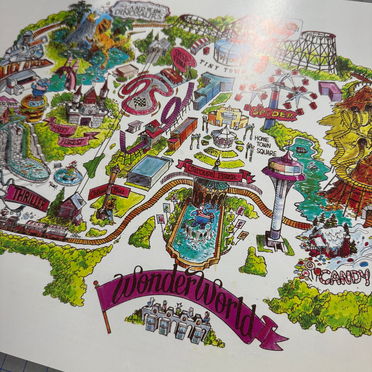 Beverly Hills Cop III (1994) - Wonderland Map and Ticket