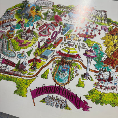 Beverly Hills Cop III (1994) - Wonderland Map and Ticket