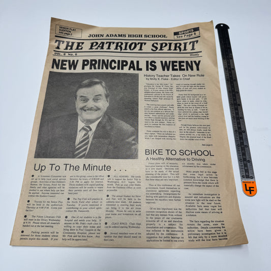 Boy Meets World (ABC TV, 1993-2000) Patriot Spirit School Newspaper 1