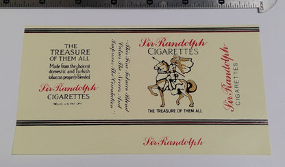 Back to the Future - Sir Randolph Cigarette Pack