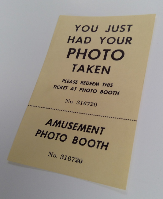 Columbo 'Identity Crisis' Photo Booth Ticket