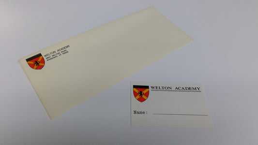 Dead Poets Society (1989) Welton Academy Envelope & ID Card