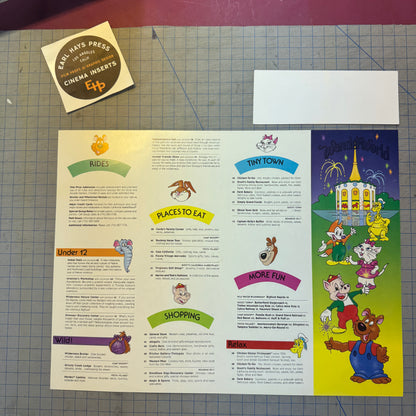 Beverly Hills Cop III (1994) - Wonderland Map and Ticket