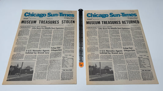 Early Edition (CBS TV, 1996-2000) Chicago Sun-Times Newspapers Set 3