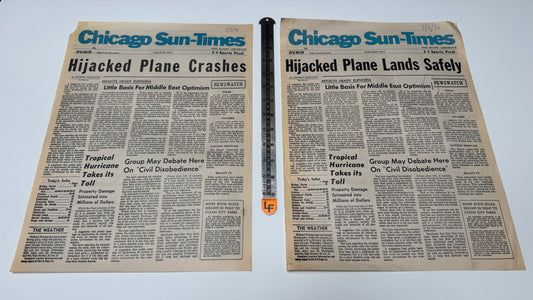Early Edition (CBS TV, 1996-2000) Chicago Sun-Times Newspapers Set 5