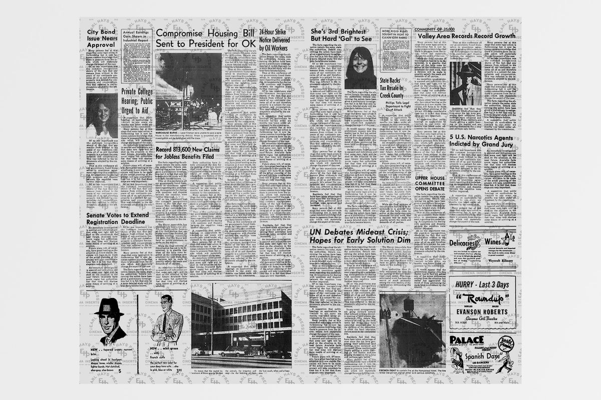 Famous Recurring Prop Newspaper