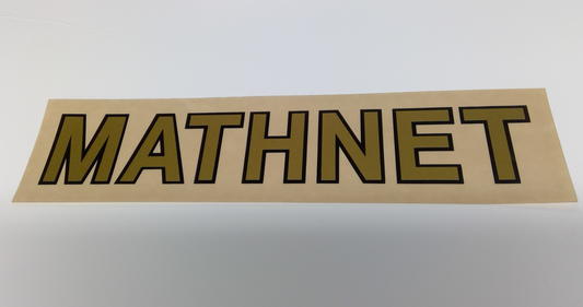 Square One Television - Mathnet Police Car Decal